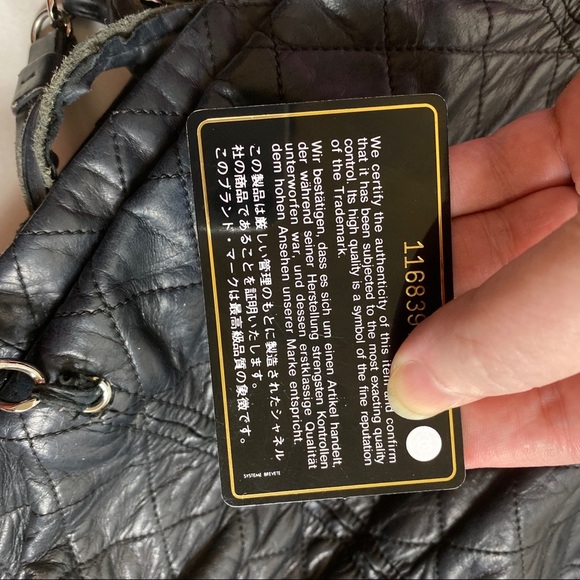 CHANEL Lambskin Leather Sharpei N/S Shopping Tote - Picture 6 of 14